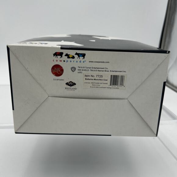 Cow Parade Ballerina Munchkin 7725 The Wizard of Oz Figurine RARE Box Tags SEE⭐️ - Picture 3 of 16